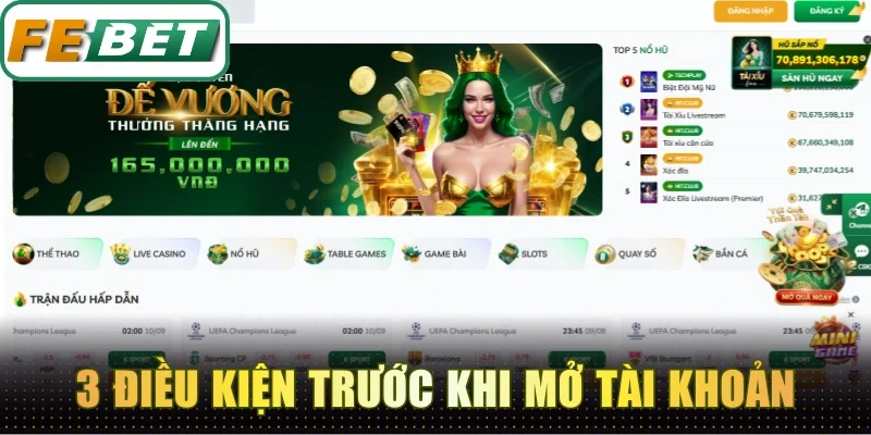 3 điều kiện cần lưu tâm trước khi mở tài khoản
