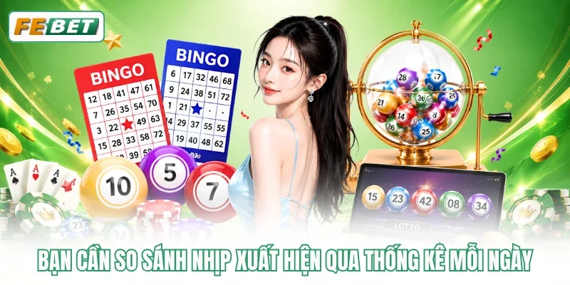 Bạn cần so sánh nhịp xuất hiện qua thống kê mỗi ngày