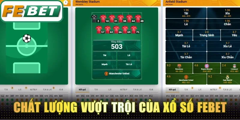 Chất lượng vượt trội khi đặt cược trên nền tảng
