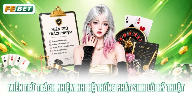 Miễn trừ trách nhiệm khi hệ thống phát sinh lỗi kỹ thuật