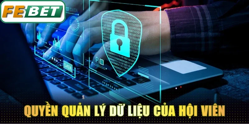 Chính Sách Bảo Mật Febet - Quản Lý Dữ Liệu An Toàn 100% 5 Quyền quản lý dữ liệu được Febet trao cho hội viên
